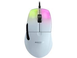 ROCCAT Kone Pro PC Gaming Mouse, Lightweight Ergonomic Design, Titan Switch Optical, AIMO RGB Lighting, Superlight Wired Computer Mouse, Titan Scroll Wheel, Bionic Shell, 19K DPI, White