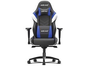 Anda Seat Assassin King Series High Back Ergonomic Gaming Chair - Black / White / Blue (AD4XL-03-BWS-PV-W02)