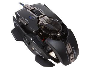 ZALMAN ZM-GM4 Custom Fit Black 8 Buttons USB Wired Laser 8200 dpi Gaming Mouse ZALMAN ZM-GM4 Custom Fit Black 8 Buttons USB Wired Laser 8200 dpi Gaming Mouse