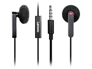 Lenovo Black 4XD0J65079 3.5mm Connector Canal In-Ear Headphones Lenovo Black 4XD0J65079 3.5mm Connector Canal In-Ear Headphones