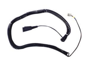Jabra GN8000 Quick Disconnect (QD) Coiled Bottom Cord 01-0203