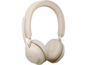 Jabra Evolve2 65 - USB-C UC Stereo USB-C Connector Circumaural Headset - Beige Jabra Evolve2 65 - USB-C UC Stereo USB-C Connector Circumaural Headset - Beige