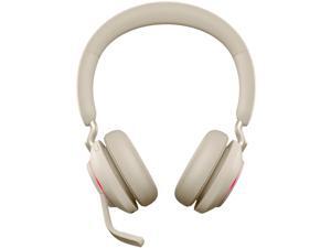 Jabra Evolve2 65 - USB-A MS Teams Stereo with Charging Stand USB-A Connector Circumaural Headset - Beige Jabra Evolve2 65 - USB-A MS Teams Stereo with Charging Stand USB-A Connector Circumaural Headset - Beige