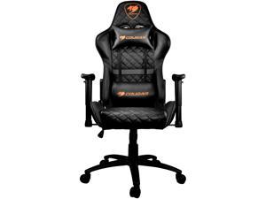 Cougar Armor S Orange Luxury Gaming Chair With Breathable Premium Pvc Leather And Body Embracing High Back Design Newegg Com