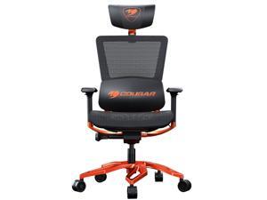 COUGAR ARGO Gaming Chair with Adjustable Mesh Seat, Backrest, and Headrest - 3D Adjustable Armrests and Breathable PVC Leather Lumbar Cushion COUGAR ARGO Gaming Chair with Adjustable Mesh Seat, Backrest, and Headrest - 3D Adjustable Armrests and Breathable PVC Leather Lumbar Cushion