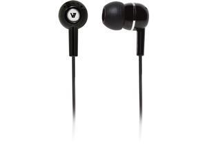 V7 HA100-2NP Noise Isolating Stereo Earbuds, Black V7 HA100-2NP Noise Isolating Stereo Earbuds, Black