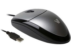 V7 Full size USB Optical Mouse MV3000010-5NC Silver/Black 3 Buttons 1 x Wheel USB Wired Optical Mouse V7 Full size USB Optical Mouse MV3000010-5NC Silver/Black 3 Buttons 1 x Wheel USB Wired Optical Mouse
