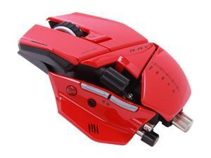 NeweggBusiness - Mad Catz R.A.T.9 Gaming Mouse for PC and Mac - Red