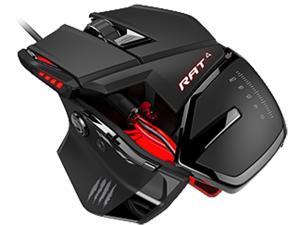 Mad Catz RAT 4 MCB4373100A3/04/1 Red 9 Buttons USB Wired Optical Mouse