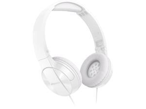 Pioneer SEMJ503W Enclosed Dynamic Foldable Headphones - White
