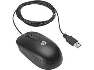 HP QY777AT Black 3 Buttons 1 x Wheel USB Wired Optical Mouse