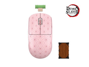 Pulsar Gaming Gears X2 V2 Mini Demon Slayer Edition - Wireless Gaming Mouse, 4K Dongle, Ultra Lightweight 52g, PAW3395 26K DPI, 1ms Polling, Optical, Symmetrical Shape, Lag-Fre 2.4 GHz, Nezuko