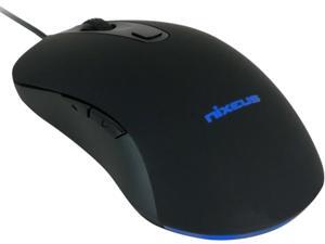 Nixeus REVEL REV-BK16 Black 5 Buttons 1 x Wheel USB Wired Optical Gaming Mouse Nixeus REVEL REV-BK16 Black 5 Buttons 1 x Wheel USB Wired Optical Gaming Mouse