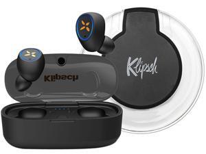 Klipsch S1 True Wireless Earphones w/ Wireless Charging Pad 1068445 - Black