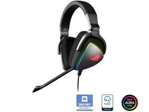 ASUS ROG Delta USB-C Gaming Headset for PC, Mac, Playstation 4, TeamSpeak, and Discord with Hi-res ESS Quad-DAC, Digital Microphone, and Aura Sync RGB Lighting