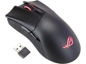 ASUS Wireless Optical Gaming Mouse for PC - ROG Gladius II | Right-hand Grip | 12000 DPI Optical Sensor, 400 IPS, Omron Switches | 6 Programmable Buttons | Aura Sync RGB Lighting, ROG Armoury II