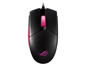 ASUS ROG Strix Impact II Electro Punk 90MP01U0-BMUA00 Black, Pink 5 Buttons 1 x Wheel USB Wired Optical Gaming Mouse