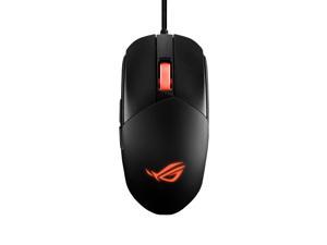 Asus ROG Strix Impact III Gaming Mouse SemiAmbidextrous Wired Lightweight 12000 DPI sensor 5 programmable buttons Replaceable switches Paracord cable FPS gaming mouse Black