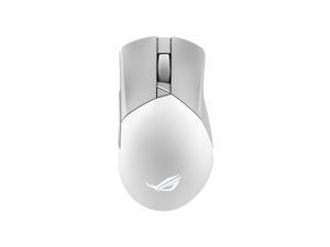 Asus ROG Gladius III Wireless AimPoint Gaming Mouse, Connectivity (2.4GHz RF, Bluetooth, Wired), 36000 DPI sensor, 6 programmable buttons, ROG SpeedNova, Replaceable switches, Paracord cable, White
