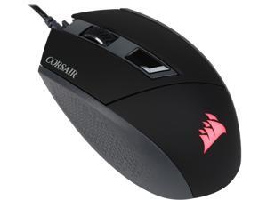 Corsair Gaming KATAR Gaming Mouse, Ambidextrous, Pro Player Modes, 8000 DPI, Backlit Red