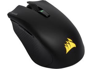 Corsair HARPOON RGB Wireless Rechargeable Gaming Mouse with SLIPSTREAM Technology, Black, Backlit RGB LED, 10000 dpi, Optical