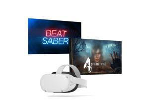 Meta Quest 2 Resident Evil 4 bundle with Beat Saber 256 GB — Advanced All-In-One Virtual Reality Headset