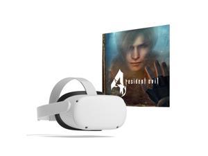 Meta Quest 2 Resident Evil 4 bundle 256 GB — Advanced All-In-One Virtual Reality Headset With GOLF+ and Space Pirate Trainer DX