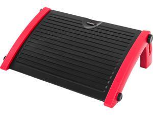 AKRacing Plastic Footrest Red, Adjustable to Multiple Tilt Angles (AK-FOOTREST-RD-NA)