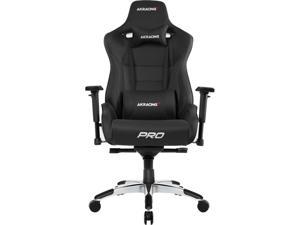 AKRacing Masters Series Pro Gaming Chair 4D Adjustable Armrests 180 Degrees Recline  Black AKPROBK