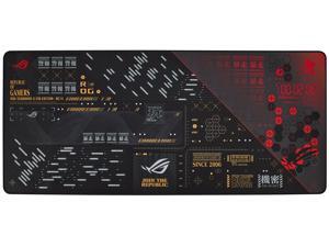 ASUS ROG Scabbard II EVA Edition Extended Gaming Mouse Pad, Protective Nano Coating (Water, Oil, Dust Repellant Surface), Anti-Fray, Flat-Stitched Edges and a Non-Slip Rubber Base (90MP02R0-BPAA00)