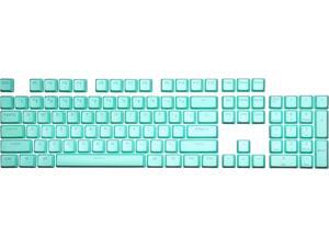 COOLER MASTER KC-NPDMF1-US PBT Doubleshot Backlit Keycap Upgrade Set Mint Green for Mechanical Keyboards