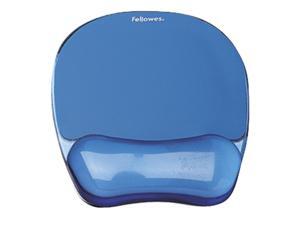 Fellowes 91141 Blue Crystal Msepad/Wrist Rest Fellowes 91141 Blue Crystal Msepad/Wrist Rest