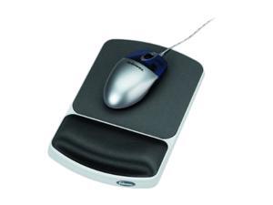 Fellowes 91741 Gel Wrist Rest and Mouse Pad - Graphite/Platinum Fellowes 91741 Gel Wrist Rest and Mouse Pad - Graphite/Platinum