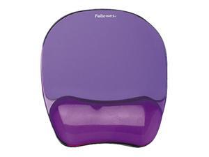 Fellowes 91441 Gel Crystals Mousepad/Wrist Rest - Purple Fellowes 91441 Gel Crystals Mousepad/Wrist Rest - Purple