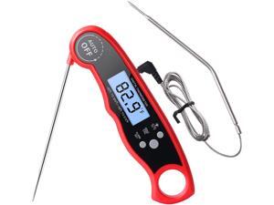 Oven Safe Food Thermometer for Cooking with 2 Probes, Instant Read Digital Grill Thermometer for Kitchen BBQ Candy Oil Deep Fry Oven Safe Food Thermometer for Cooking with 2 Probes, Instant Read Digital Grill Thermometer for Kitchen BBQ Candy Oil Deep Fry