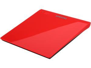 SAMSUNG Ultra-Slim Optical Drives  Red, M-Disc Support, MAC OS X compatible Model SE-208GB/RSRD