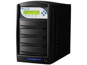 VINPOWER Black 1 to 3 128M Buffer Memory SharkNet Network Capable DVD CD Duplicator with USB 3.0 + 320GB HDD Model SharkNet-3T-DVD-BK