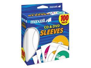 maxell 190133 CD/DVD Sleeves (100-Pack)