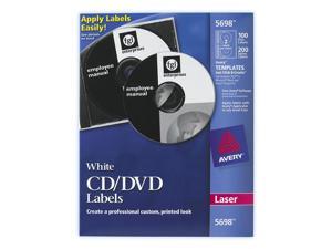 Avery CD Labels, 100 Disc Labels and 200 Spine Labels (5698)