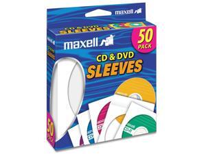 maxell 190135 CD-400 CD/DVD Sleeves (50-Pack)