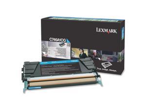 Lexmark C746A1CG Return Program Toner Cartridge - Cyan Lexmark C746A1CG Return Program Toner Cartridge - Cyan