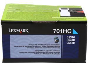 Lexmark 70C1HC0 High Yield Return Program Toner Cartridge - Cyan Lexmark 70C1HC0 High Yield Return Program Toner Cartridge - Cyan