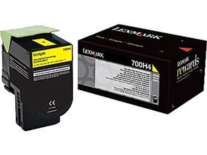 Lexmark 70C0H40 High Yield Toner Cartridge - Yellow Lexmark 70C0H40 High Yield Toner Cartridge - Yellow