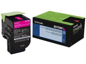 Lexmark 80C1SM0 Return Program Toner Cartridge - Magenta Lexmark 80C1SM0 Return Program Toner Cartridge - Magenta