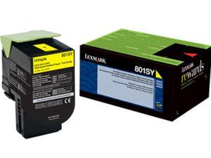 Lexmark 80C1SY0 Return Program Toner Cartridge - Yellow Lexmark 80C1SY0 Return Program Toner Cartridge - Yellow
