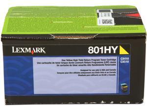 Lexmark 80C1HY0 High Yield Return Program Toner Cartridge - Yellow Lexmark 80C1HY0 High Yield Return Program Toner Cartridge - Yellow