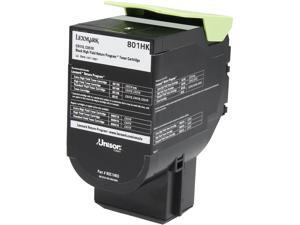 Lexmark 80C1HK0 High Yield Return Program Toner Cartridge - Black