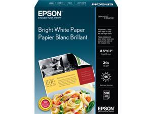 Epson S041586 Bright White Paper - 8.50" x 11" - 500 / Box - Bright White Epson S041586 Bright White Paper - 8.50" x 11" - 500 / Box - Bright White