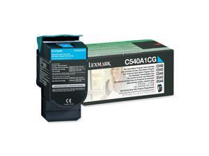 Lexmark C540A1CG Return Program Toner Cartridge - Cyan Lexmark C540A1CG Return Program Toner Cartridge - Cyan