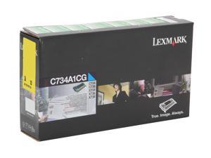 Lexmark C734A1YG Return Program Toner Cartridge - Yellow